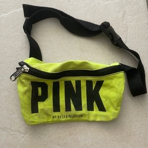 VS pink neon yellow Fanny pack